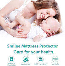 Load image into Gallery viewer, Smilee Premium Hypoallergenic Waterproof Mattress Protector Deep Pocket
