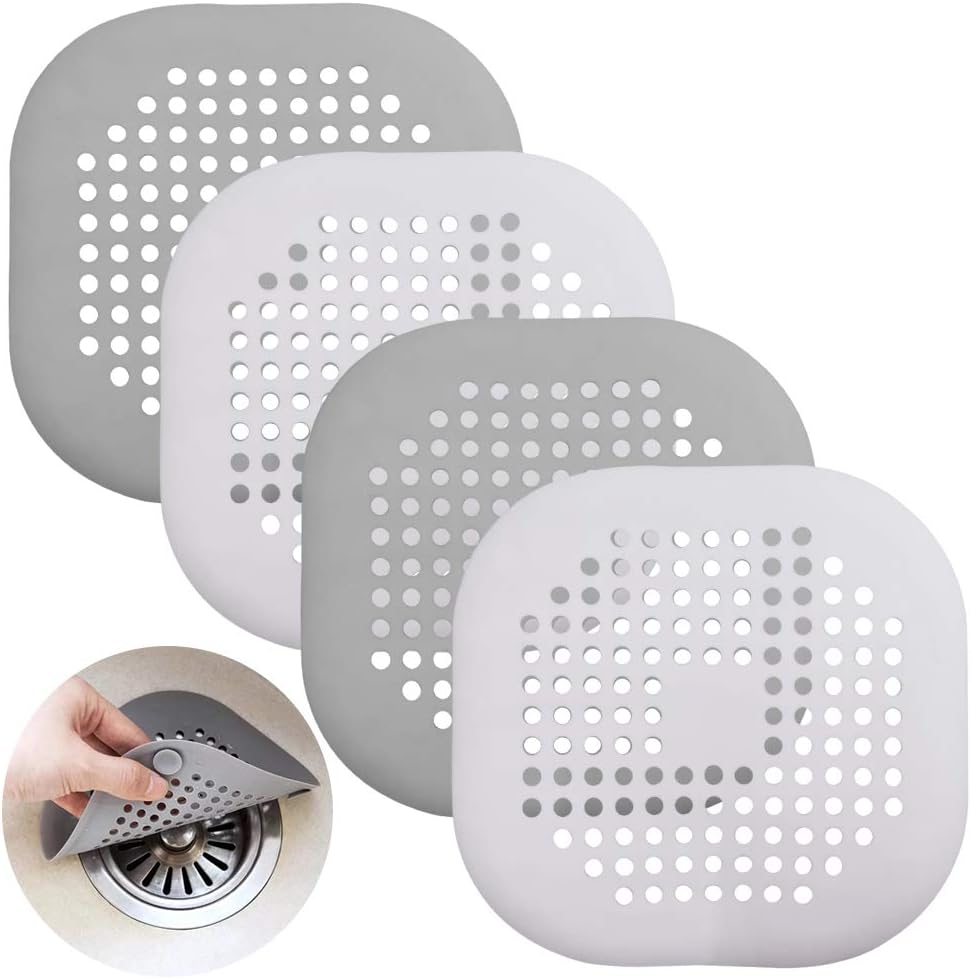 SENHAI Silicone Drain Protector Shower Hair Catcher