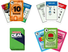 Load image into Gallery viewer, Monopoly Deal Card Game Quick Fun for Families Ages 8 Up