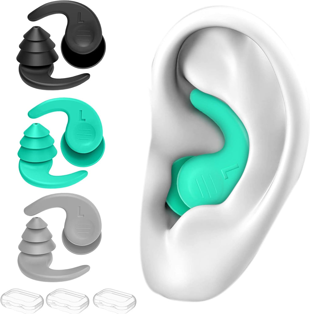 Swimming Ear Plugs Waterproof Reusable Silicone