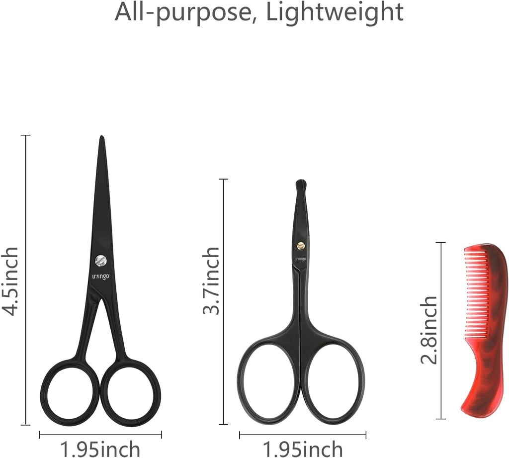 Professional Beard Mustache Scissors Stainless Steel Sharp