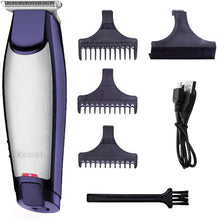Load image into Gallery viewer, KEMEI Men&#39;s Self Cut Hair Trimmer Waterproof Cordless