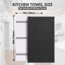 Load image into Gallery viewer, Premium Kitchen Towels 100 Cotton Absorbent Dish Towels