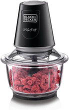 Load image into Gallery viewer, BLACKDECKER Multi Function Glass Chopper Mincer