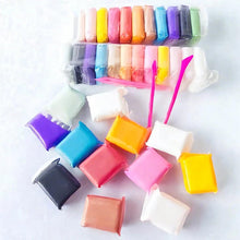Load image into Gallery viewer, Color Non Toxic Air Dry Clay Set for Kids Creative DIY Crafts