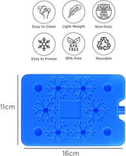 Load image into Gallery viewer, Valuxe Lunch Box Ice Packs BPA-Free Reusable Keep Foods Chill