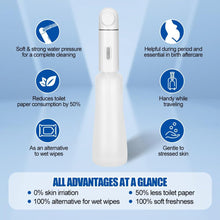Load image into Gallery viewer, Portable Bidet With Reservoir High Pressure USB Rechargeable Handheld Travel Bidet