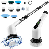 Cordless Electric Spin Scrubber with Brush Heads