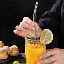 Load image into Gallery viewer, ECVV Glass Transparent Straw Set Healthy Eco Friendly