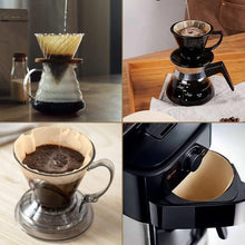 Load image into Gallery viewer, Coffee Filter Paper V60 Unbleached Disposable Filters