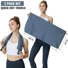 Load image into Gallery viewer, Quick Drying Gym Towel Soft Microfiber Sport Sweat Towel