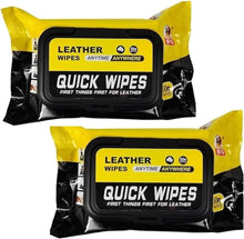 Load image into Gallery viewer, Leather Cleaning Wipes for Car Upholstery Synthetic Leather