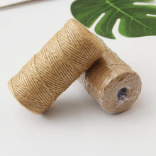 Load image into Gallery viewer, Natural Jute Twine Garden String Brown Twine for Decoration