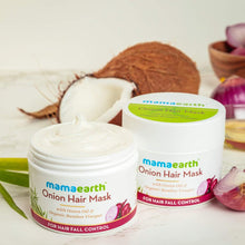 Load image into Gallery viewer, Mamaearth Onion Hair Mask For Hair Fall Control
