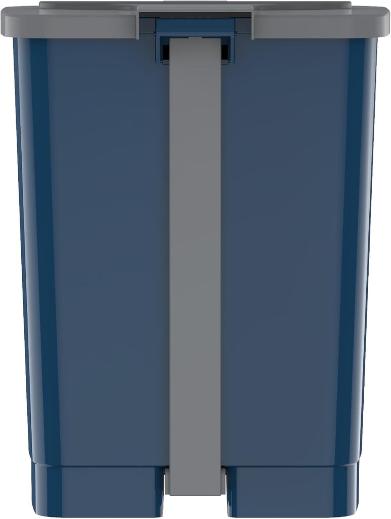 Cosmoplast Step On Waste Bin Pearl Blue