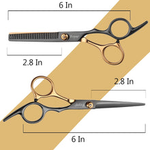 Load image into Gallery viewer, Hair Cutting Scissors Kit Professional Barber Shears Set