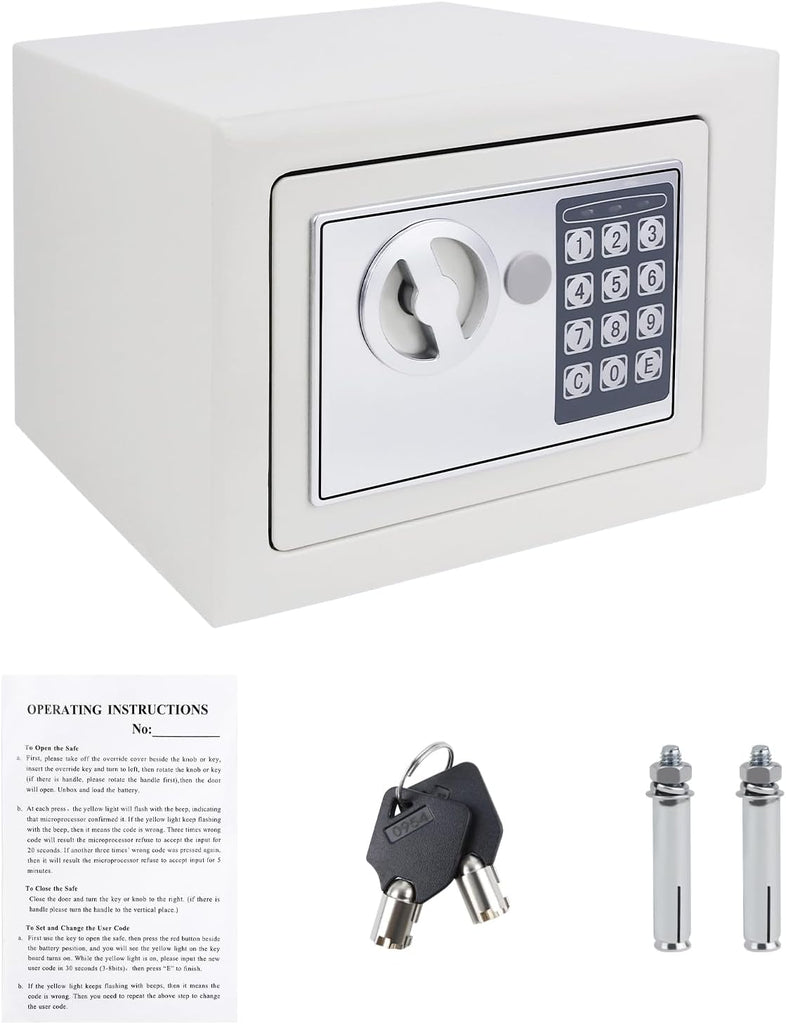 Electronic Cash Box with Pass Code and Anti Theft Security