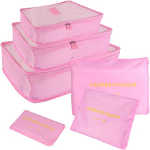 Load image into Gallery viewer, Travel Packing Cubes Set Waterproof Laundry Bag Storage