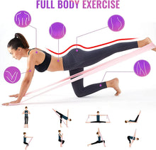 Load image into Gallery viewer, Latex Resistance Exercise Band For Physiotherapy Strength Training Fitness