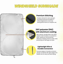 Load image into Gallery viewer, Kinder Fluff Car Windshield Sun Shade Blocks UV Rays