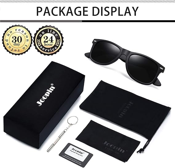 Joopin Square Sunglasses Polarized UV Protection