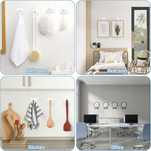 Load image into Gallery viewer, Adhesive Wall Hooks Heavy Duty Self Sticking Hangers