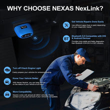 Load image into Gallery viewer, Autophix NexLink Bluetooth OBD2 Scanner Wireless Code Reader
