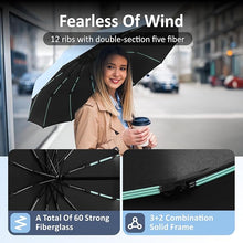 Load image into Gallery viewer, Auto Folding Umbrella with UPF50 and Waterproof