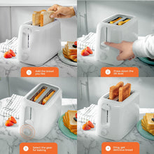 Load image into Gallery viewer, Geepas 2 Slice Bread Toaster Variable Browning
