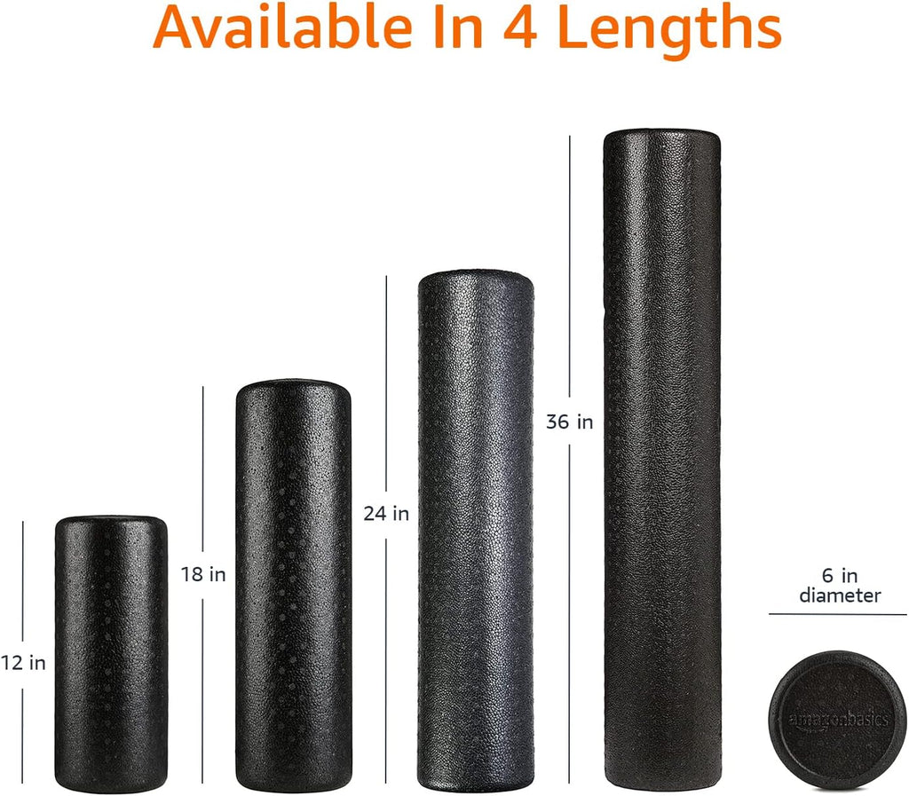 Amazon Basics High Density Foam Roller Exercise Recovery