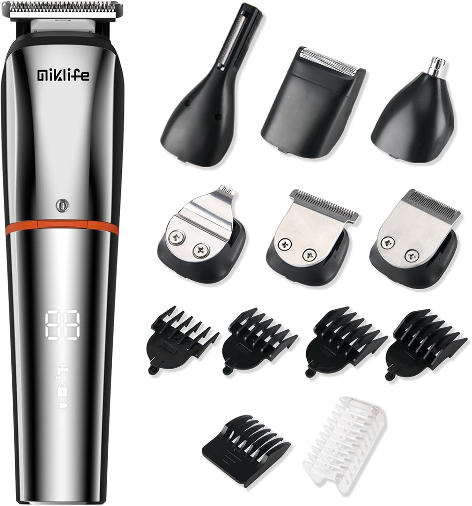 Miklife Hair Trimmers Beard Trimmer Kit Electric Cordless