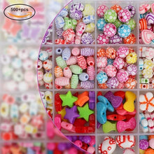 Load image into Gallery viewer, Mumoo Bear DIY Bead Set Pony Alphabet Pop Beads for Kids Girls