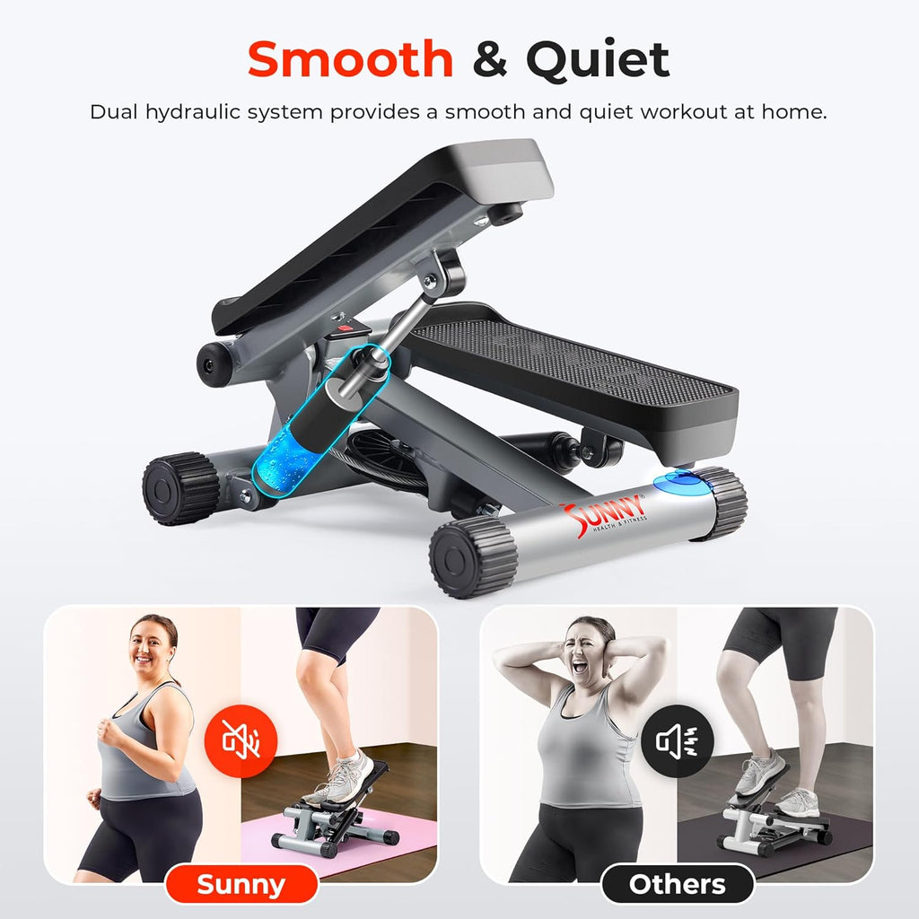 Sunny Health Fitness Mini Steppers for Home Exercise