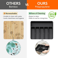 Load image into Gallery viewer, Lifewit Silverware Drawer Organizer Utensil Tray