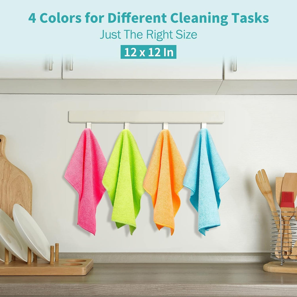 Microfiber Cleaning Cloth Multi Purposes Kitchen Towel Set