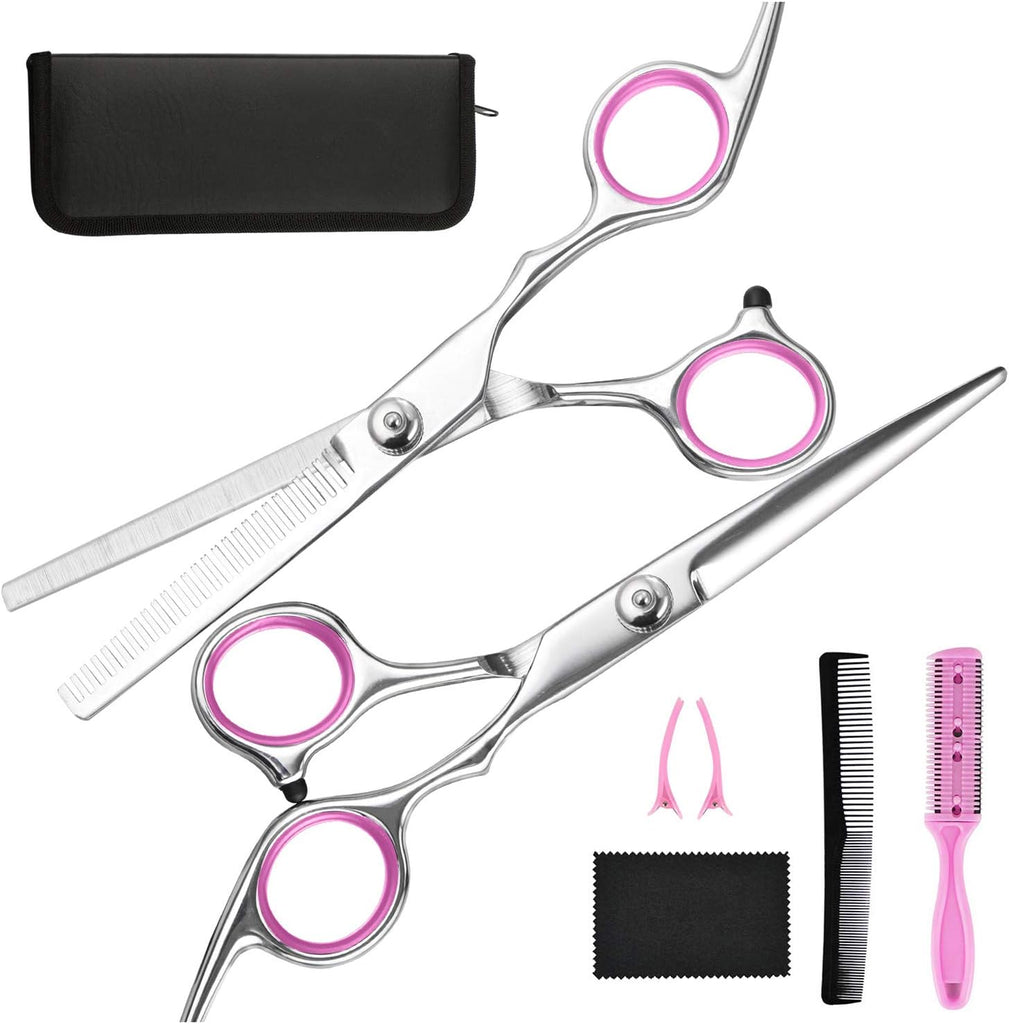 Hair Cutting Scissors Thinning Shears Kit for Women Men Pet