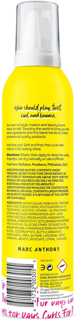 Marc Anthony Strictly Curls Enhancing Styling Foam