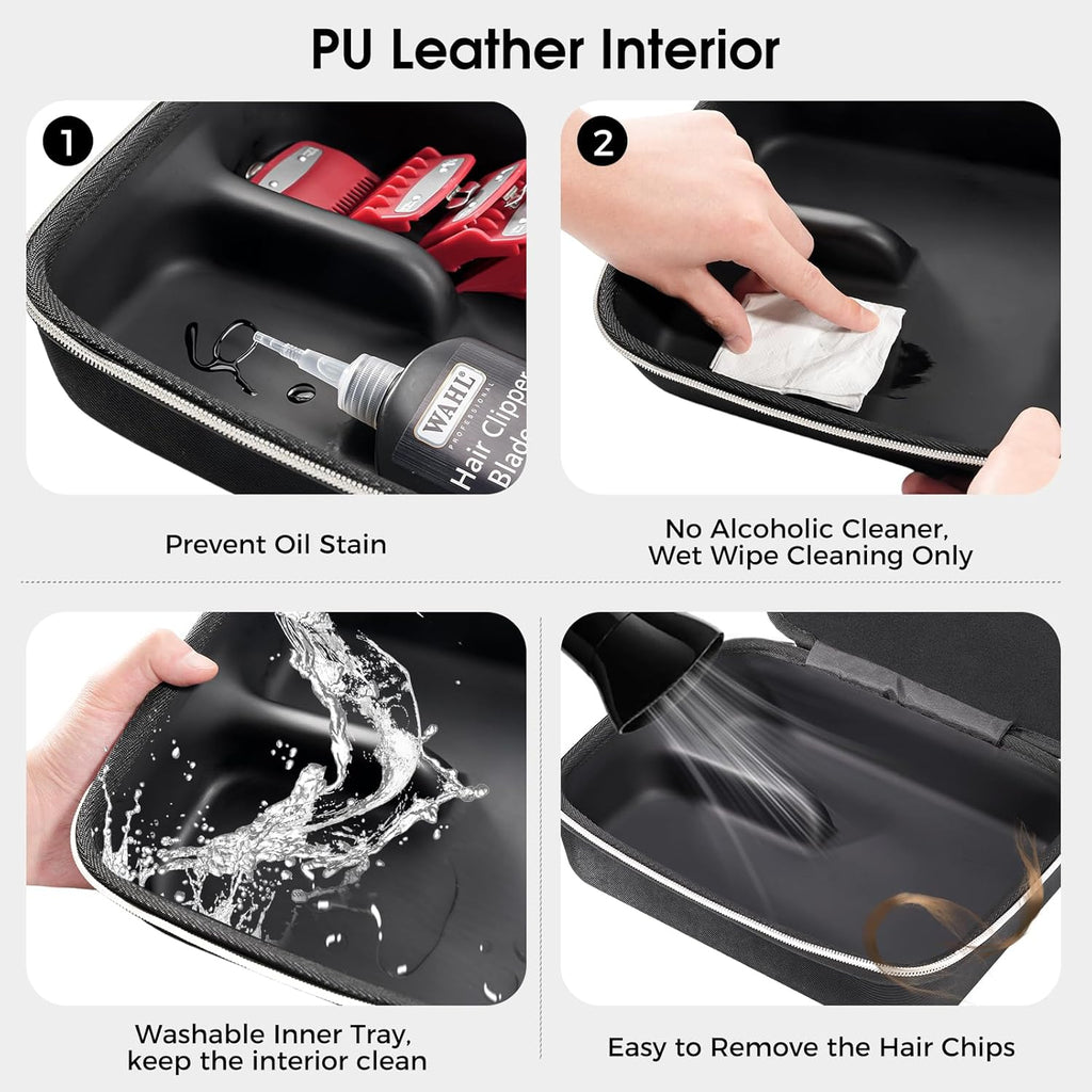 Washable Barber Case Oilproof Travel Bag for Hair Clippers Supplies