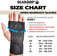 Load image into Gallery viewer, BEAR GRIP Open Workout Gloves for Crossfit Bodybuilding