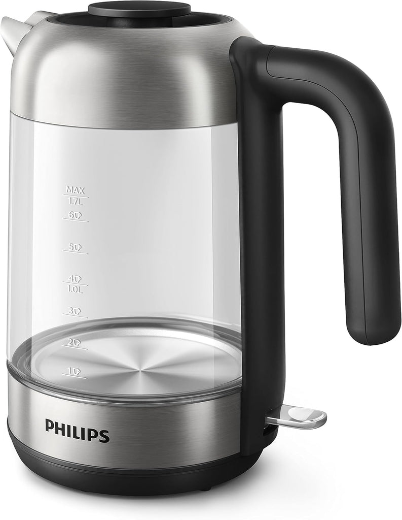 Philips Glass Kettle Series 5000 2200W 1.7L Blue Light Indicator