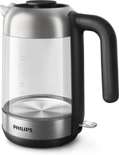 Load image into Gallery viewer, Philips Glass Kettle Series 5000 2200W 1.7L Blue Light Indicator