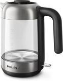 Philips Glass Kettle Series 5000 2200W 1.7L Blue Light Indicator