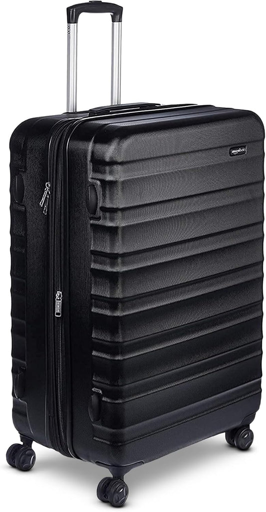 Amazon Basics Hardside Spinner Luggage Black