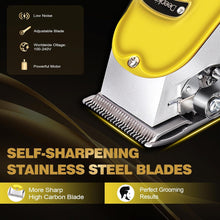 Load image into Gallery viewer, Mens Hair Trimmer Adjustable Blade Rechargeable Clippers Kit
