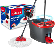 Load image into Gallery viewer, Vileda Easy Wring Clean Spin Mop Bucket Set