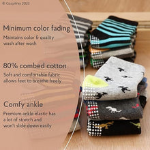 Load image into Gallery viewer, Non Slip Toddler Socks for Kids With Grips Boys Girls