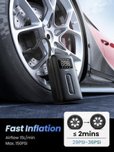 Load image into Gallery viewer, UGREEN Portable Air Compressor Digital Tire Pressure Detection