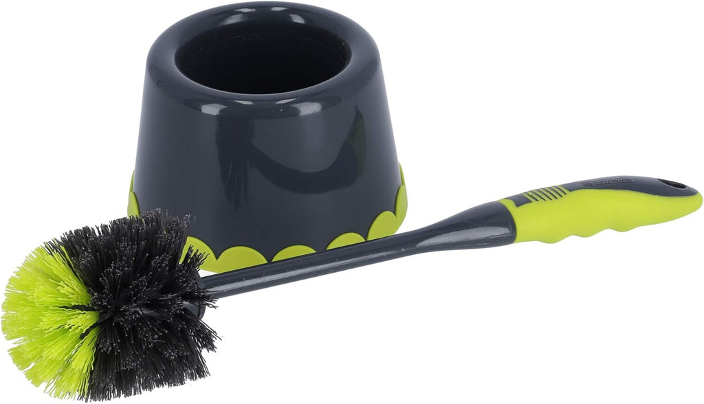 Toilet Brush with Holder and Comfortable Handle
