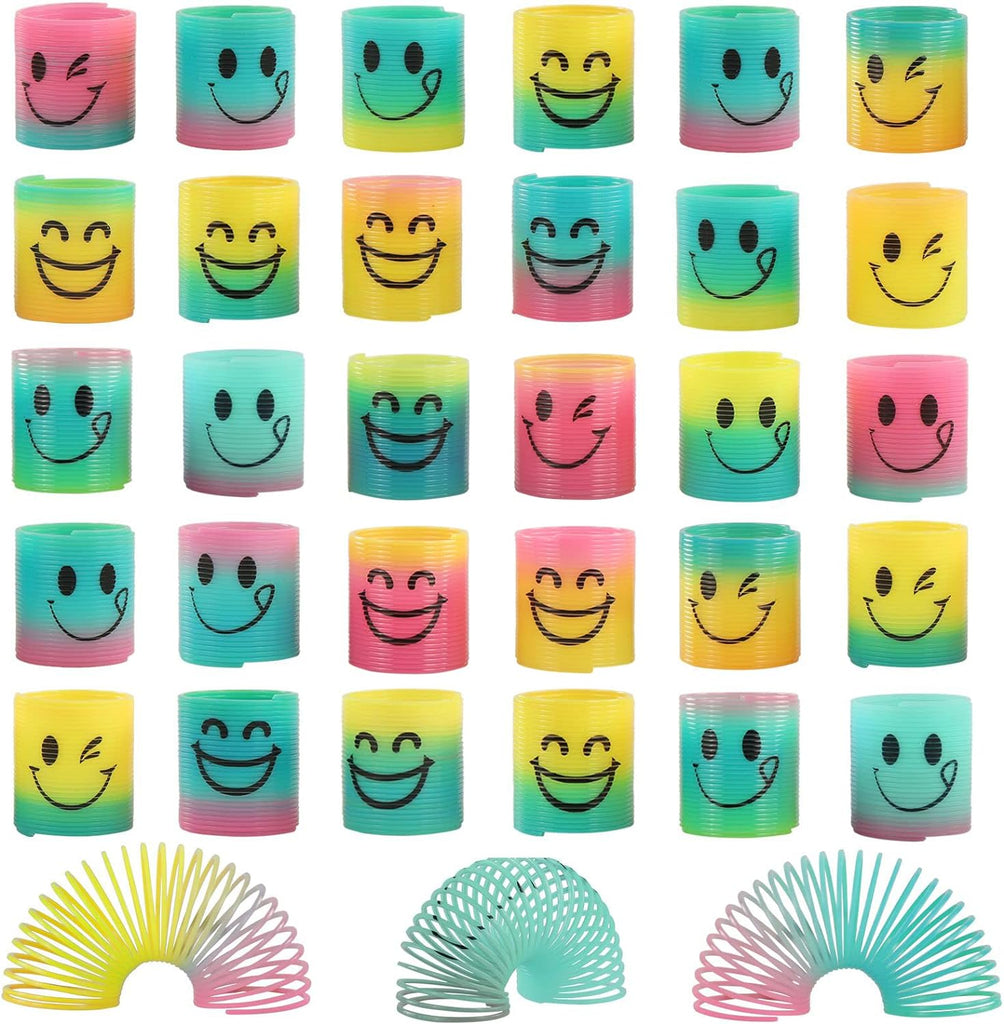 Spring Rainbow Magic Fidget Stress Coil Mini Springs Bulk Toys