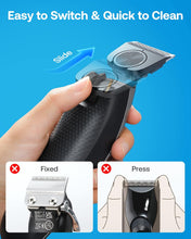 Load image into Gallery viewer, GLAKER Hair Clippers for Men Cordless Trimmer with Guards Blades